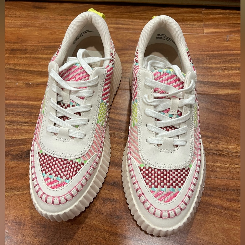 Dolce Vita Denae Woven Sneakers Multi Color
